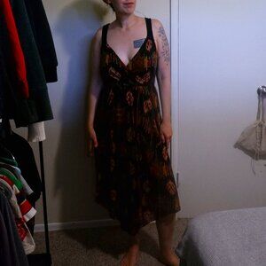 Free People Boho Printed Dress